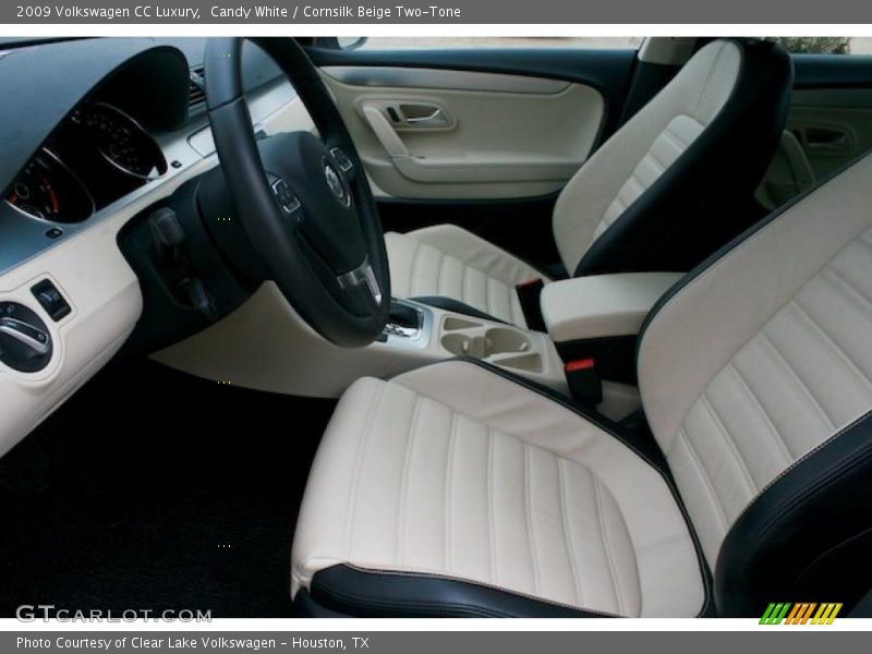 Candy White / Cornsilk Beige Two-Tone 2009 Volkswagen CC Luxury