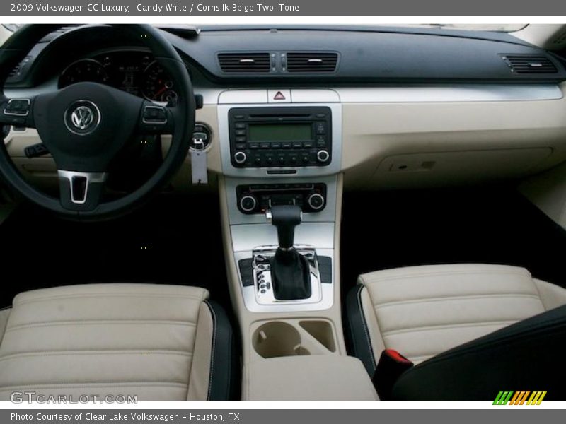 Candy White / Cornsilk Beige Two-Tone 2009 Volkswagen CC Luxury