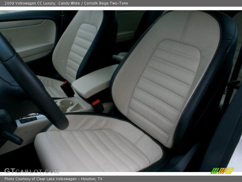 Candy White / Cornsilk Beige Two-Tone 2009 Volkswagen CC Luxury