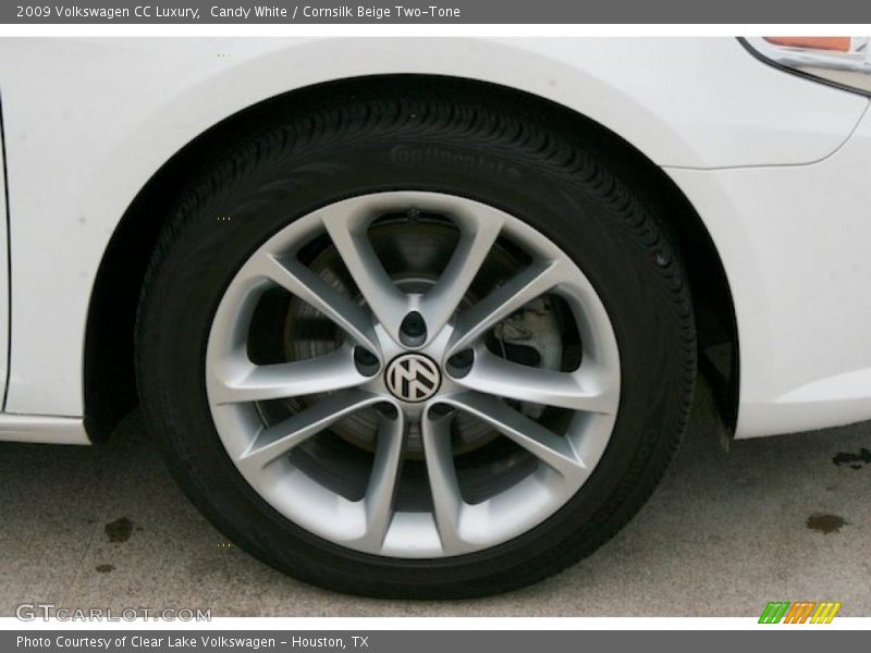 Candy White / Cornsilk Beige Two-Tone 2009 Volkswagen CC Luxury