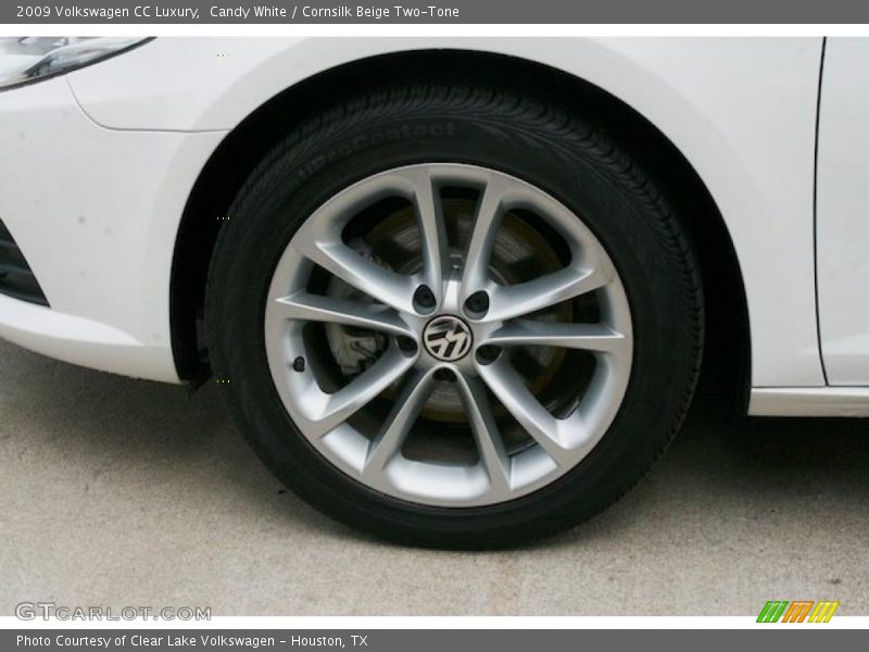 Candy White / Cornsilk Beige Two-Tone 2009 Volkswagen CC Luxury