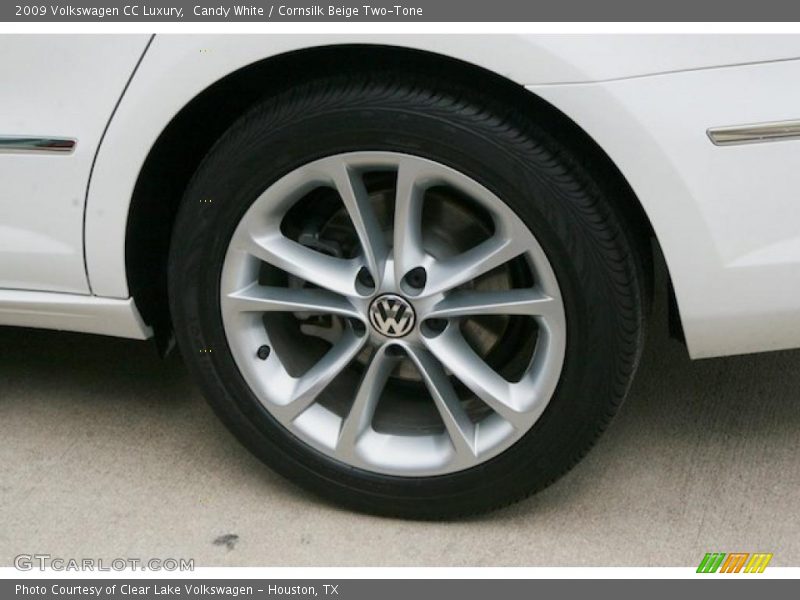 Candy White / Cornsilk Beige Two-Tone 2009 Volkswagen CC Luxury