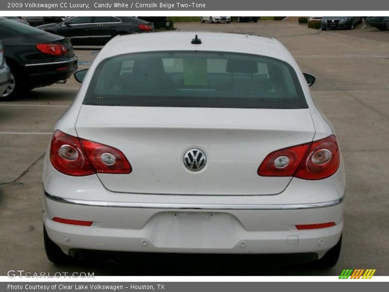Candy White / Cornsilk Beige Two-Tone 2009 Volkswagen CC Luxury