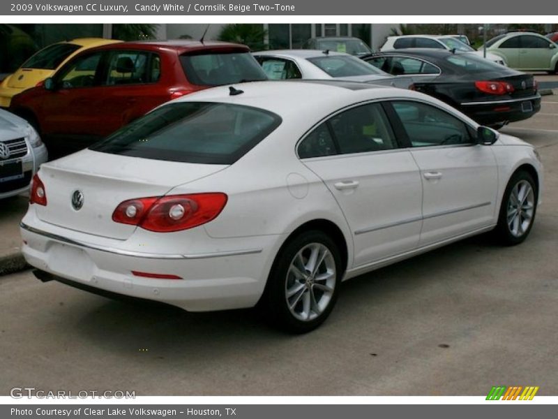 Candy White / Cornsilk Beige Two-Tone 2009 Volkswagen CC Luxury