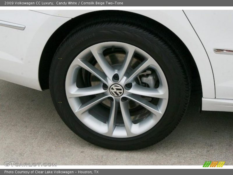 Candy White / Cornsilk Beige Two-Tone 2009 Volkswagen CC Luxury