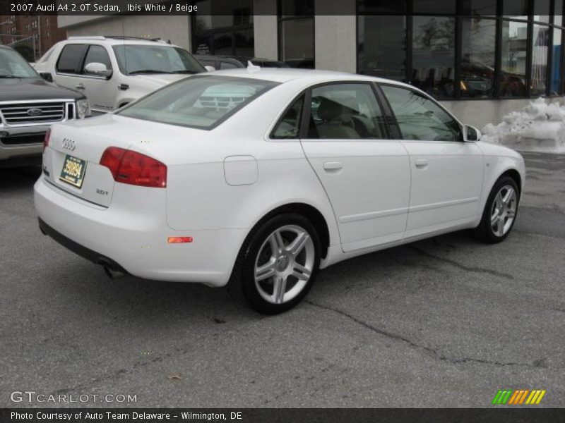 Ibis White / Beige 2007 Audi A4 2.0T Sedan