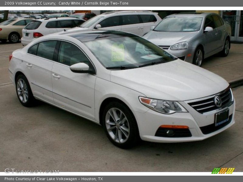 Candy White / Cornsilk Beige Two-Tone 2009 Volkswagen CC Luxury