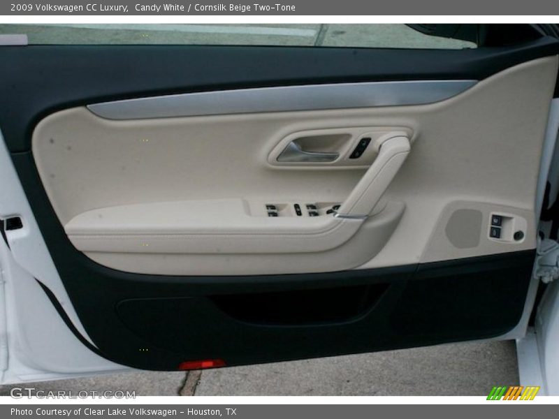 Candy White / Cornsilk Beige Two-Tone 2009 Volkswagen CC Luxury