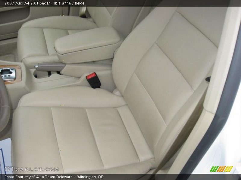 Ibis White / Beige 2007 Audi A4 2.0T Sedan
