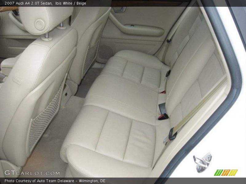 Ibis White / Beige 2007 Audi A4 2.0T Sedan