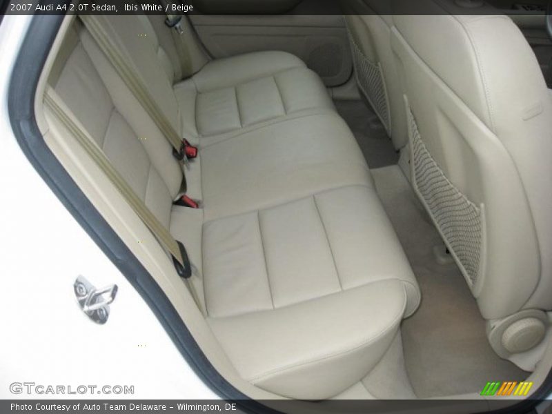 Ibis White / Beige 2007 Audi A4 2.0T Sedan