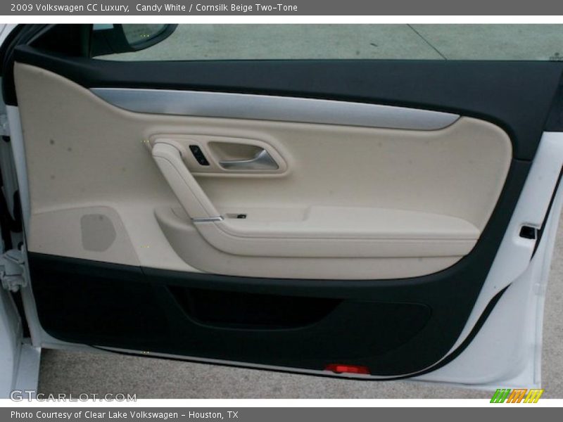 Candy White / Cornsilk Beige Two-Tone 2009 Volkswagen CC Luxury