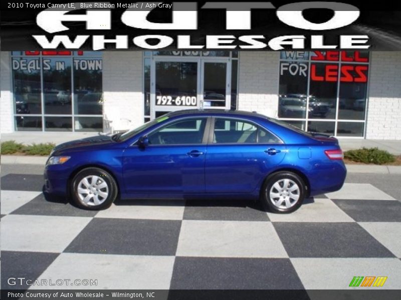 Blue Ribbon Metallic / Ash Gray 2010 Toyota Camry LE