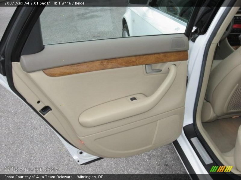 Ibis White / Beige 2007 Audi A4 2.0T Sedan