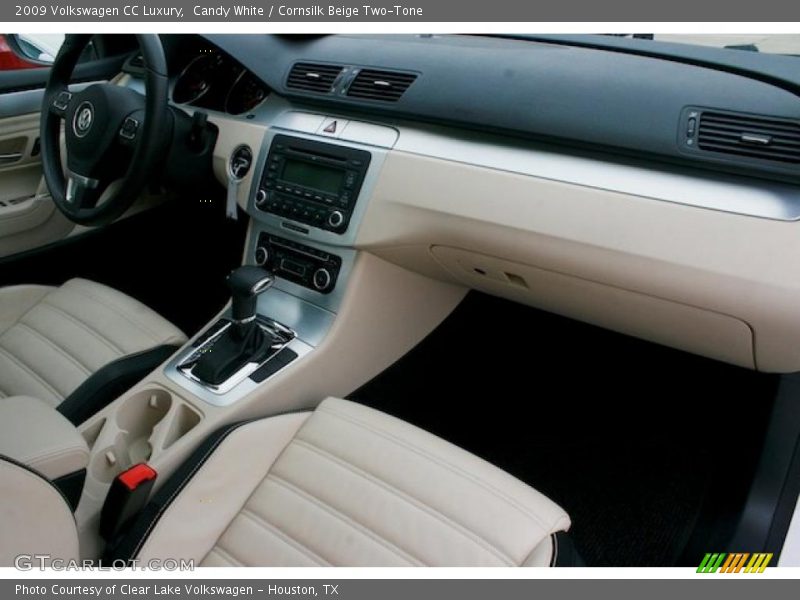 Candy White / Cornsilk Beige Two-Tone 2009 Volkswagen CC Luxury