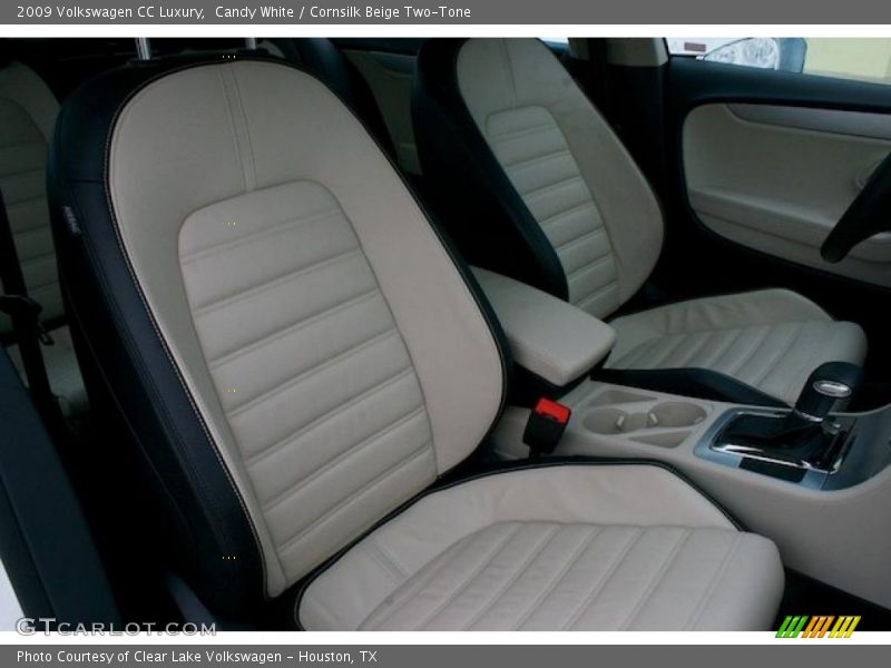 Candy White / Cornsilk Beige Two-Tone 2009 Volkswagen CC Luxury