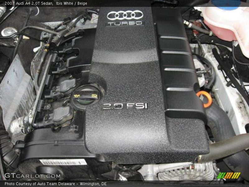 Ibis White / Beige 2007 Audi A4 2.0T Sedan