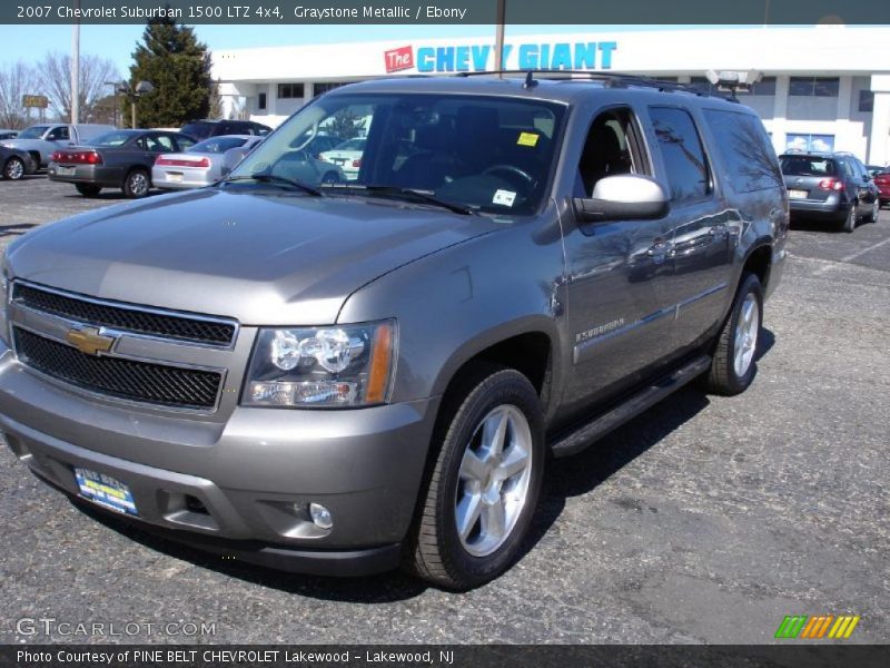 Graystone Metallic / Ebony 2007 Chevrolet Suburban 1500 LTZ 4x4