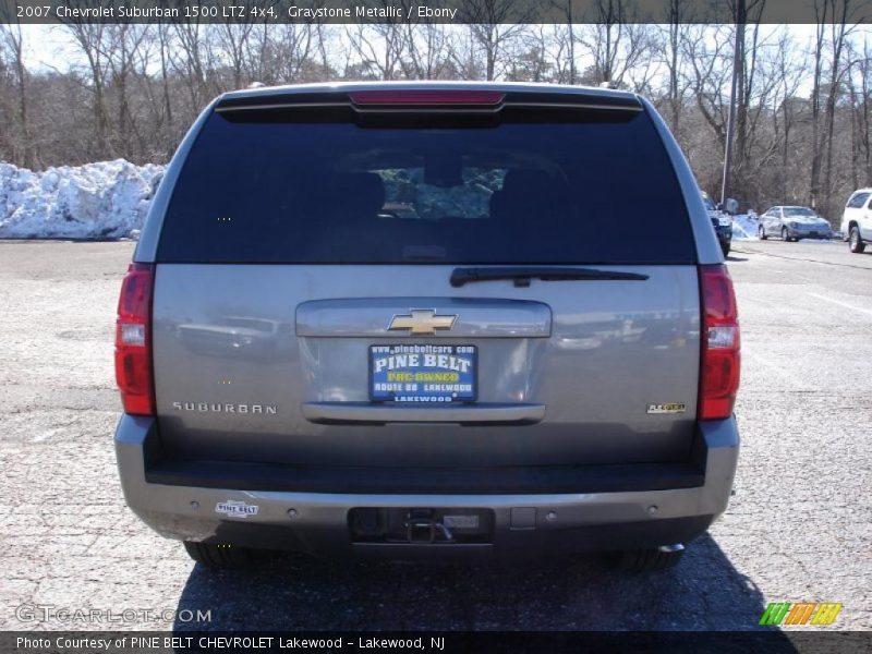 Graystone Metallic / Ebony 2007 Chevrolet Suburban 1500 LTZ 4x4