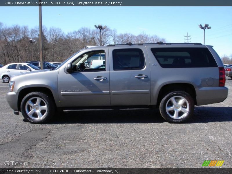 Graystone Metallic / Ebony 2007 Chevrolet Suburban 1500 LTZ 4x4