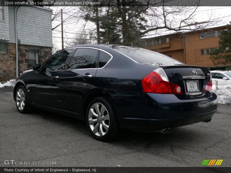 Twilight Blue Pearl / Graphite 2006 Infiniti M 35x Sedan