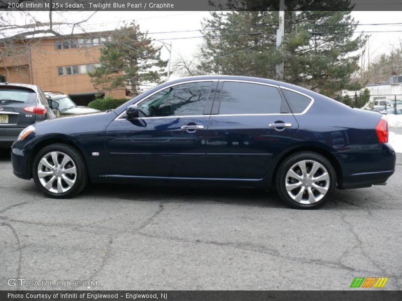 Twilight Blue Pearl / Graphite 2006 Infiniti M 35x Sedan