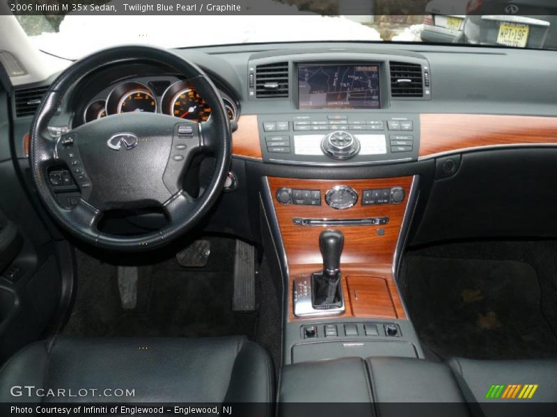 Twilight Blue Pearl / Graphite 2006 Infiniti M 35x Sedan