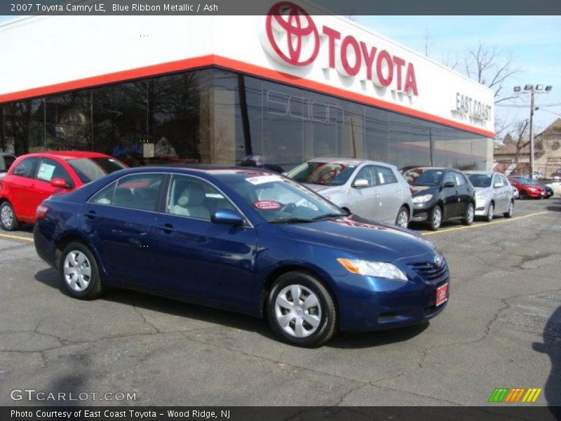 Blue Ribbon Metallic / Ash 2007 Toyota Camry LE
