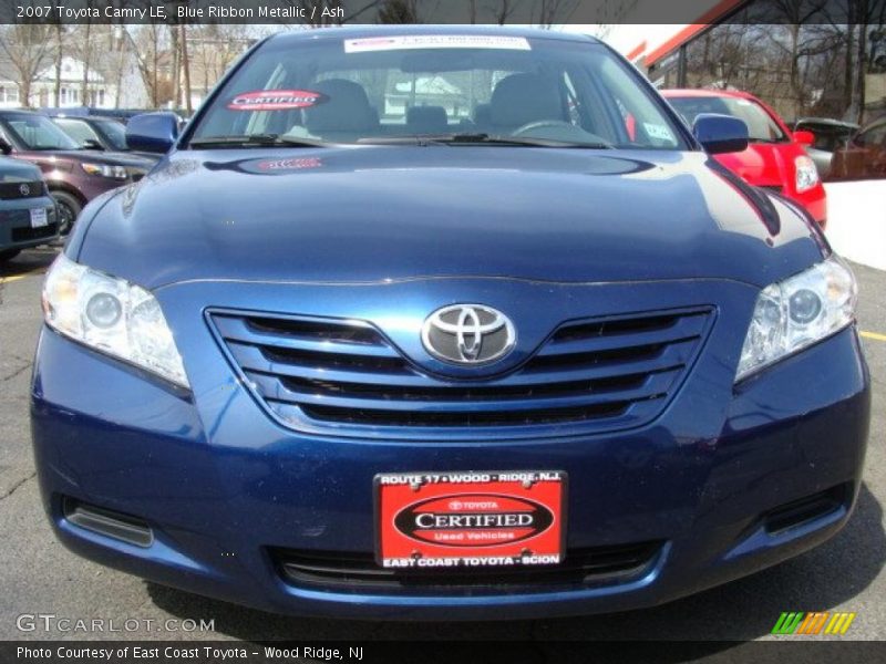 Blue Ribbon Metallic / Ash 2007 Toyota Camry LE