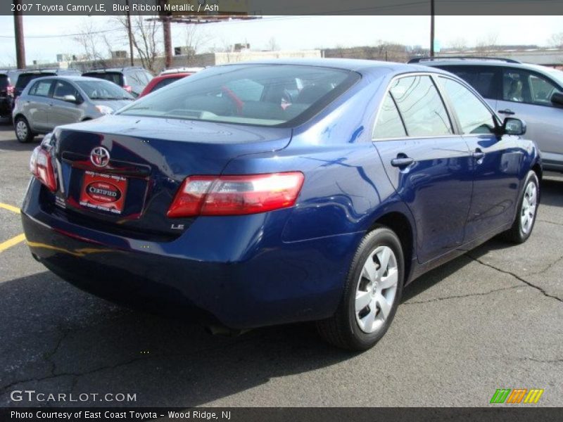 Blue Ribbon Metallic / Ash 2007 Toyota Camry LE