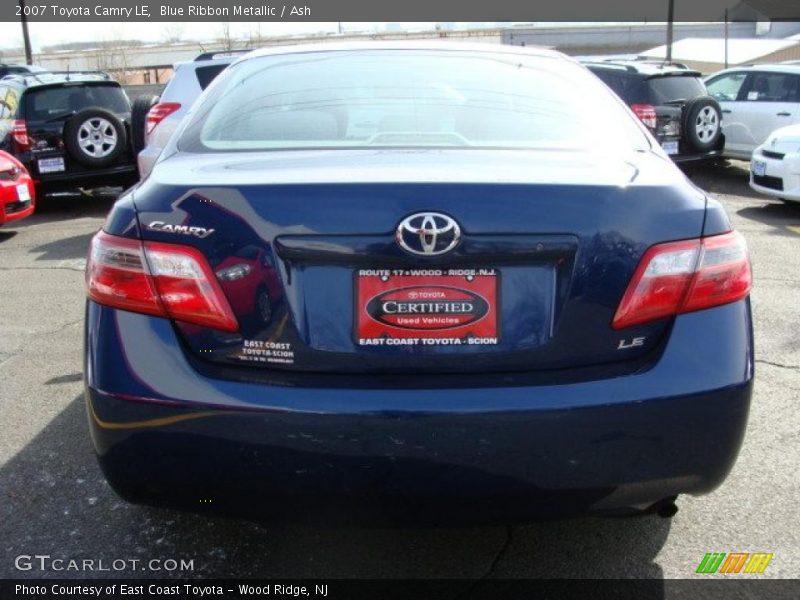 Blue Ribbon Metallic / Ash 2007 Toyota Camry LE