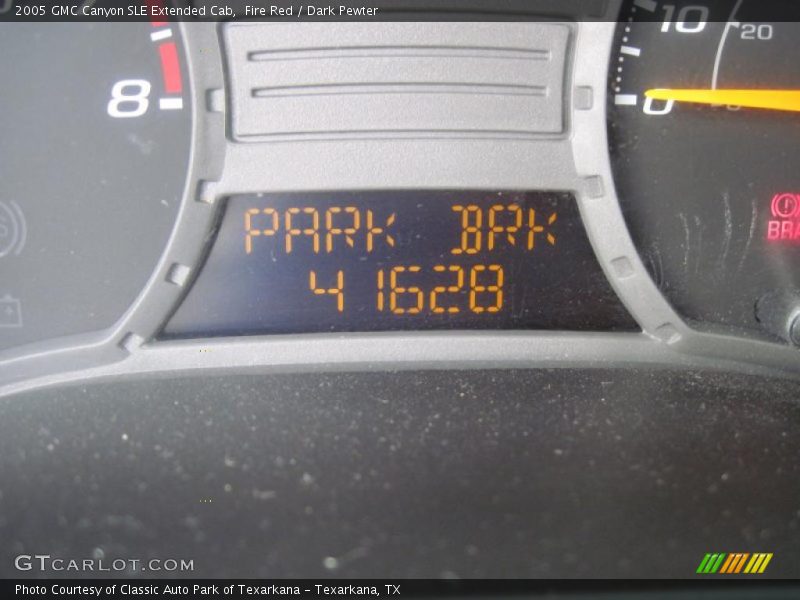 Fire Red / Dark Pewter 2005 GMC Canyon SLE Extended Cab