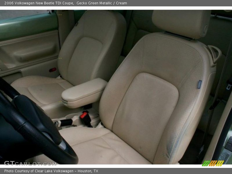 Gecko Green Metallic / Cream 2006 Volkswagen New Beetle TDI Coupe