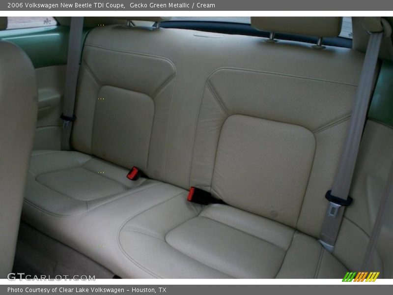 Gecko Green Metallic / Cream 2006 Volkswagen New Beetle TDI Coupe