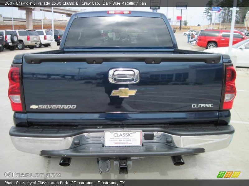 Dark Blue Metallic / Tan 2007 Chevrolet Silverado 1500 Classic LT Crew Cab