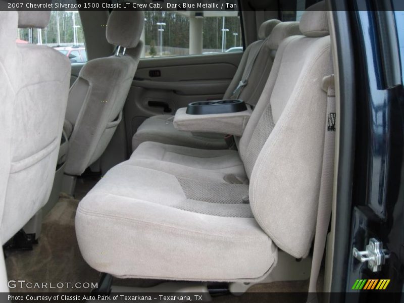 Dark Blue Metallic / Tan 2007 Chevrolet Silverado 1500 Classic LT Crew Cab