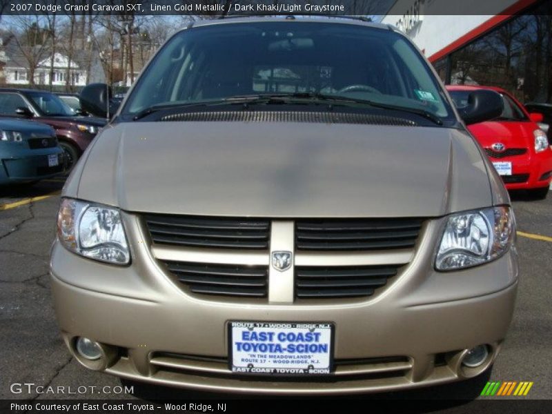 Linen Gold Metallic / Dark Khaki/Light Graystone 2007 Dodge Grand Caravan SXT
