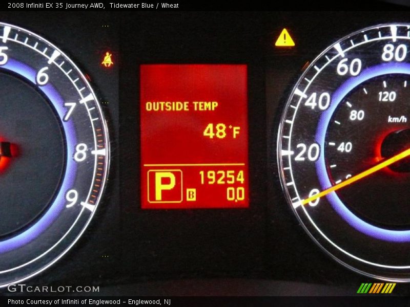 Tidewater Blue / Wheat 2008 Infiniti EX 35 Journey AWD