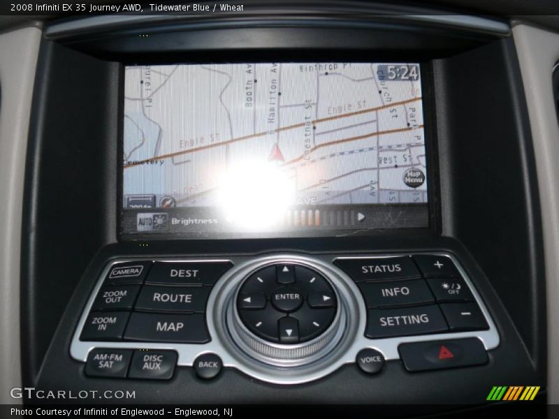 Tidewater Blue / Wheat 2008 Infiniti EX 35 Journey AWD