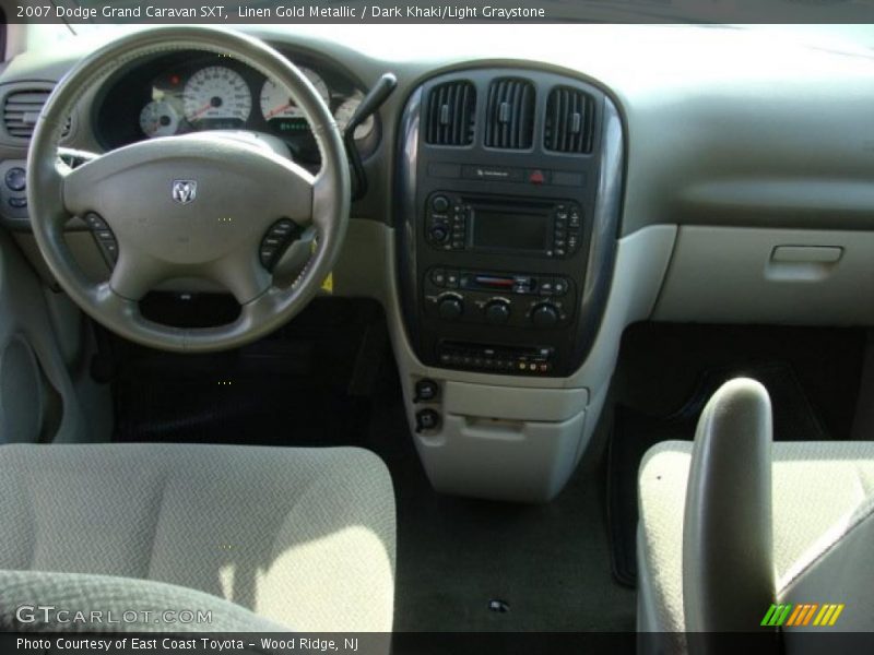 Linen Gold Metallic / Dark Khaki/Light Graystone 2007 Dodge Grand Caravan SXT