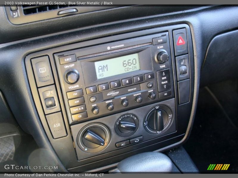 Blue Silver Metallic / Black 2003 Volkswagen Passat GL Sedan
