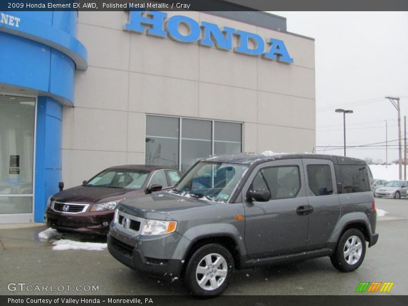 Polished Metal Metallic / Gray 2009 Honda Element EX AWD