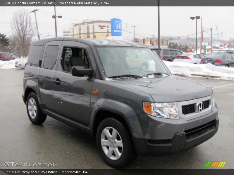 Polished Metal Metallic / Gray 2009 Honda Element EX AWD