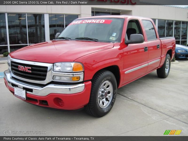 Fire Red / Dark Pewter 2006 GMC Sierra 1500 SL Crew Cab