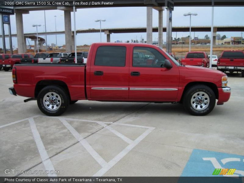 Fire Red / Dark Pewter 2006 GMC Sierra 1500 SL Crew Cab