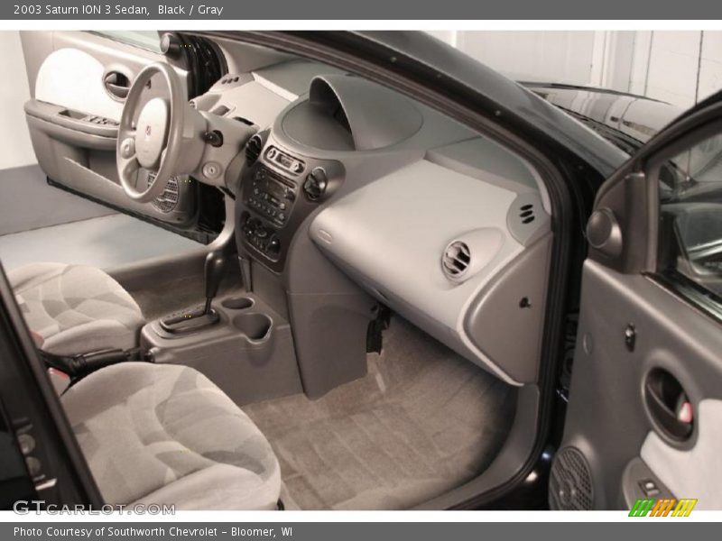 Black / Gray 2003 Saturn ION 3 Sedan