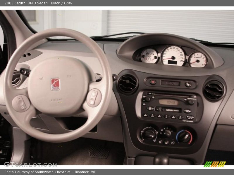 Black / Gray 2003 Saturn ION 3 Sedan