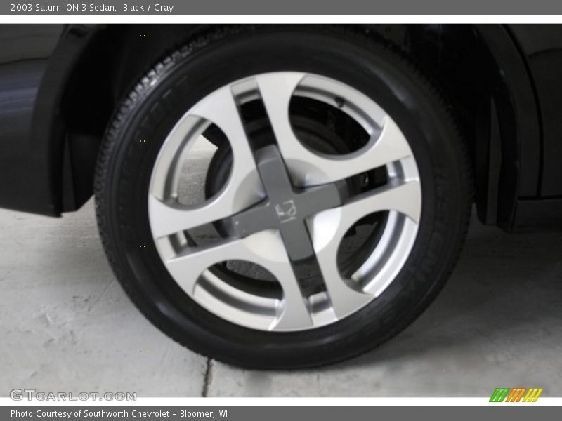 Black / Gray 2003 Saturn ION 3 Sedan