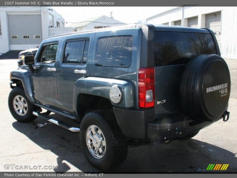 Slate Blue Metallic / Ebony Black/Morocco 2007 Hummer H3 X