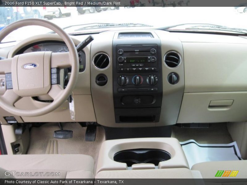 Bright Red / Medium/Dark Flint 2006 Ford F150 XLT SuperCab